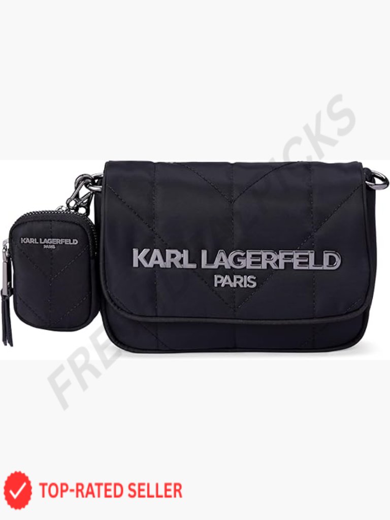 Messenger Bag Nylon Crossbody Adjustable Strap Dual Pouch Sporty Chic Travel